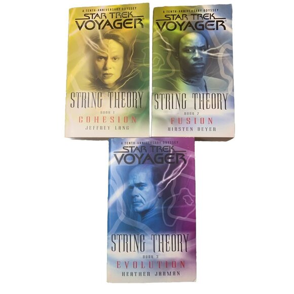 String Theory Star Trek Voyager Book 1 Cohesion 2 Fusion and 3 Evolution - Picture 1 of 2
